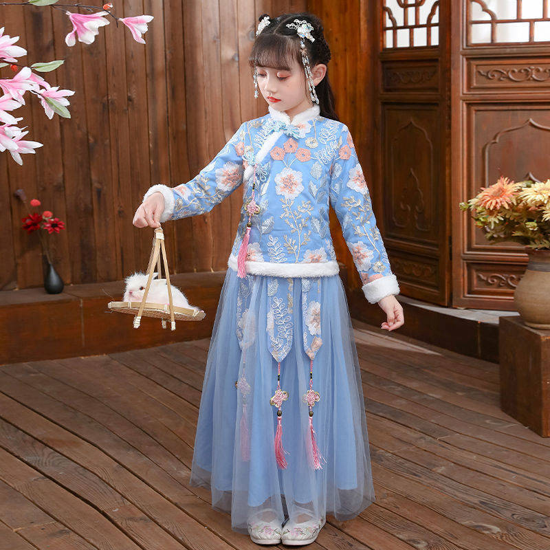 Winter Clothing For Baby Girl - Disfraz de Hanfu antiguo para niña,