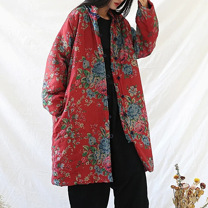 Winter Clothing For Woman - Ropa de estilo chino, abrigo cálido