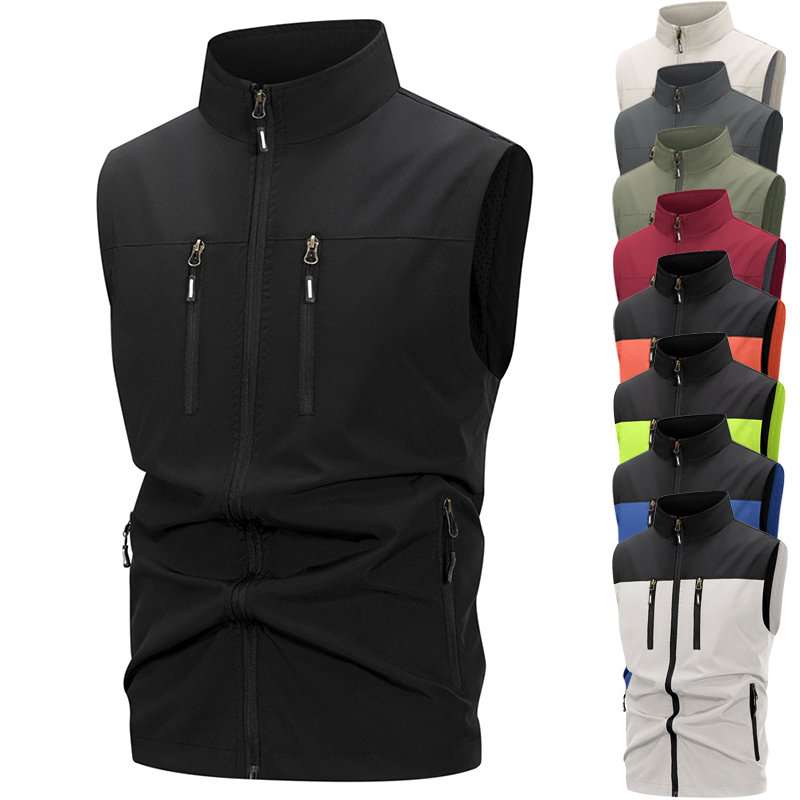 Winter Clothing Matching - Chaleco Softshell ligero para hombre con