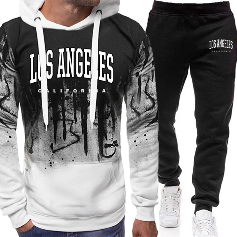 Winter Clothing Hoodie - Conjunto Deportivo Masculino de Moda, Sudadera