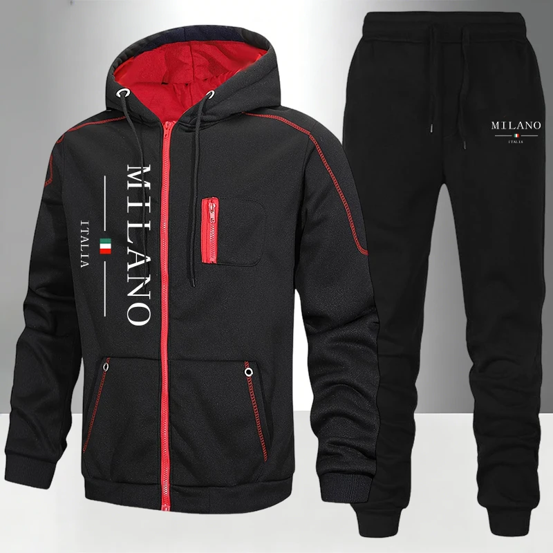 Winter Clothing Matching - Conjunto de Moda Italiana para Hombre: