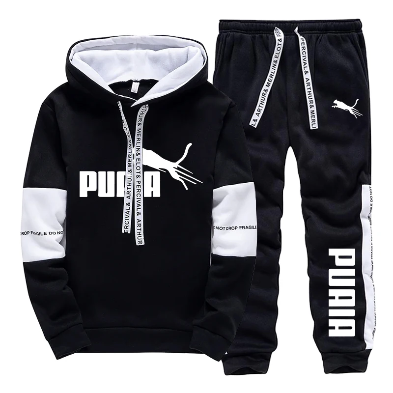 Winter Clothing Hoodie - Conjunto Deportivo Informal para Hombre, Otoño