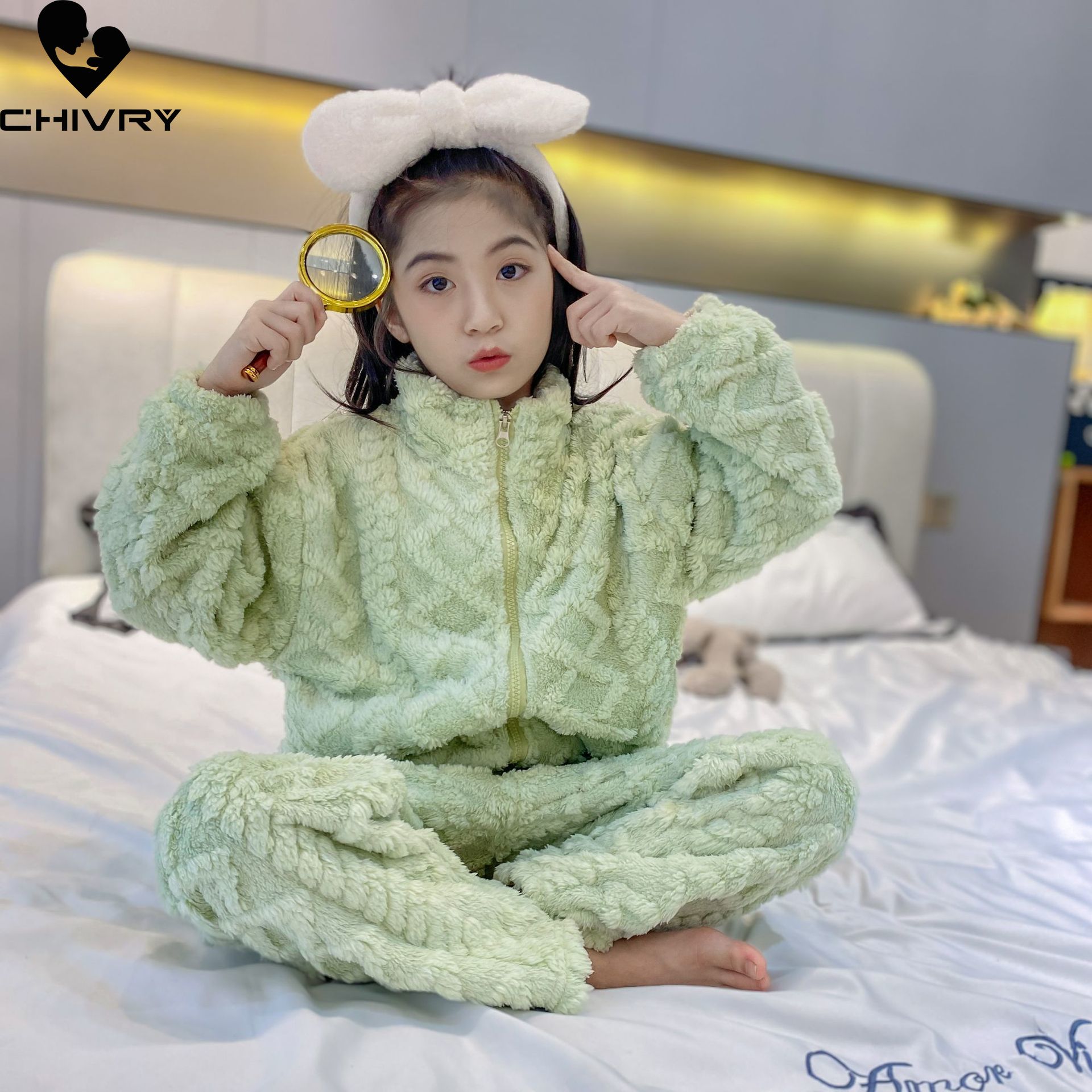 Pijamas de franela gruesa y cá - Winter Clothing For Baby Girl reseña y precio