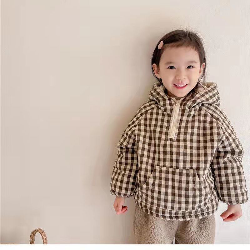 Chaqueta a cuadros para niños, - Winter Clothing 1 Year Old reseña y precio