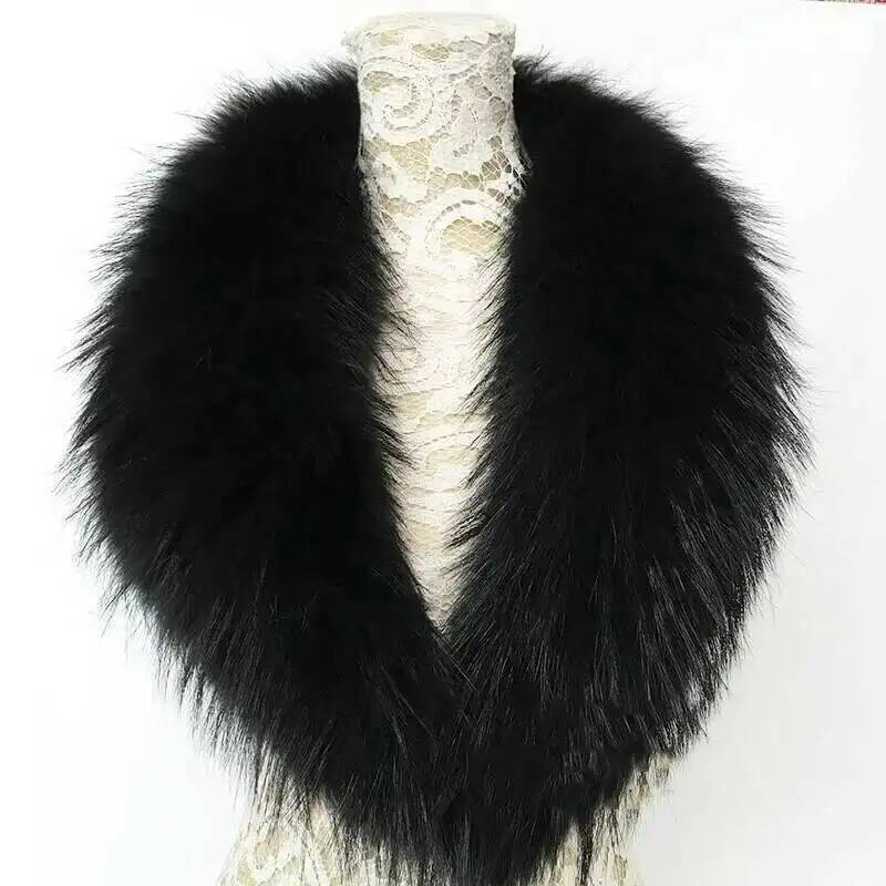 Bufanda de piel de mapache Nat - Winter Clothing Matching reseña y precio