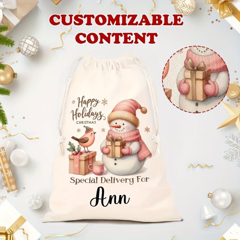 Bolsa de Regalo Navideña Perso - Winter Clothing Name reseña y precio