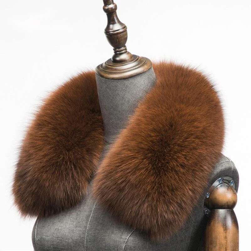 Bufanda de piel de zorro Natur - Winter Clothing Matching reseña y precio