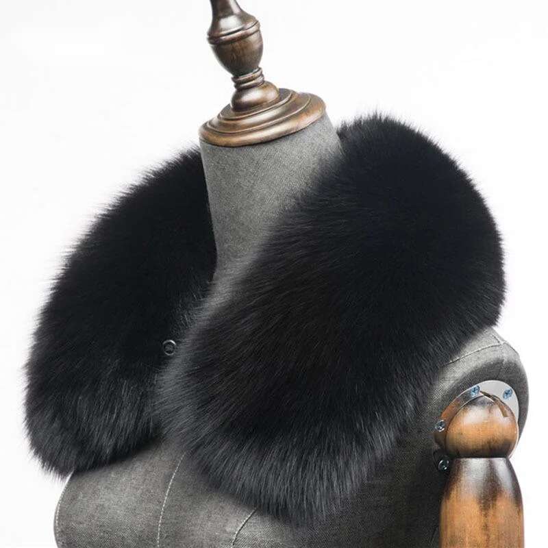 Bufanda de piel de zorro Natur - Winter Clothing Matching reseña y precio