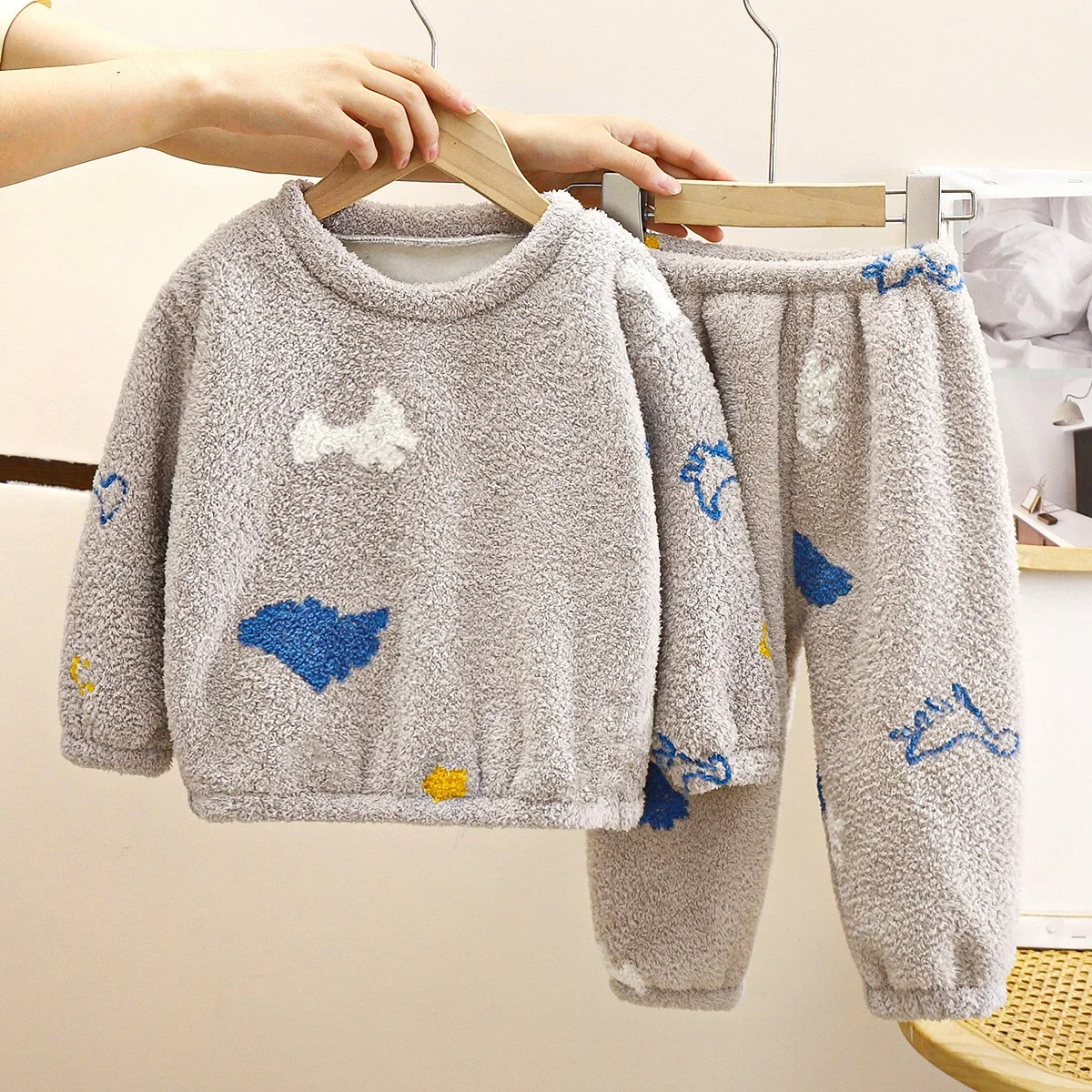Nuevos pijamas de lana gruesos - Winter Clothing For Baby Girl reseña y precio