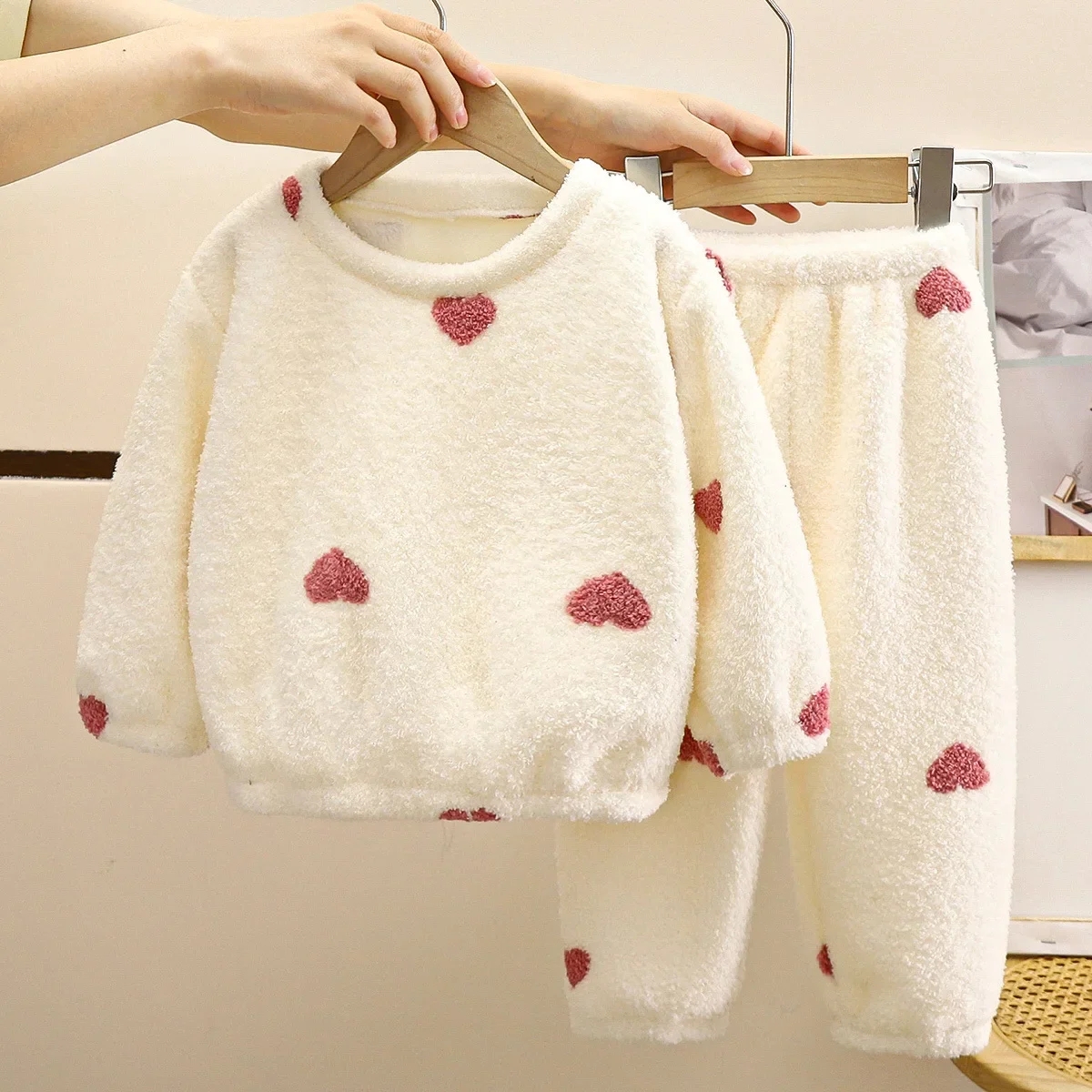 Nuevos pijamas de lana gruesos - Winter Clothing For Baby Girl reseña y precio