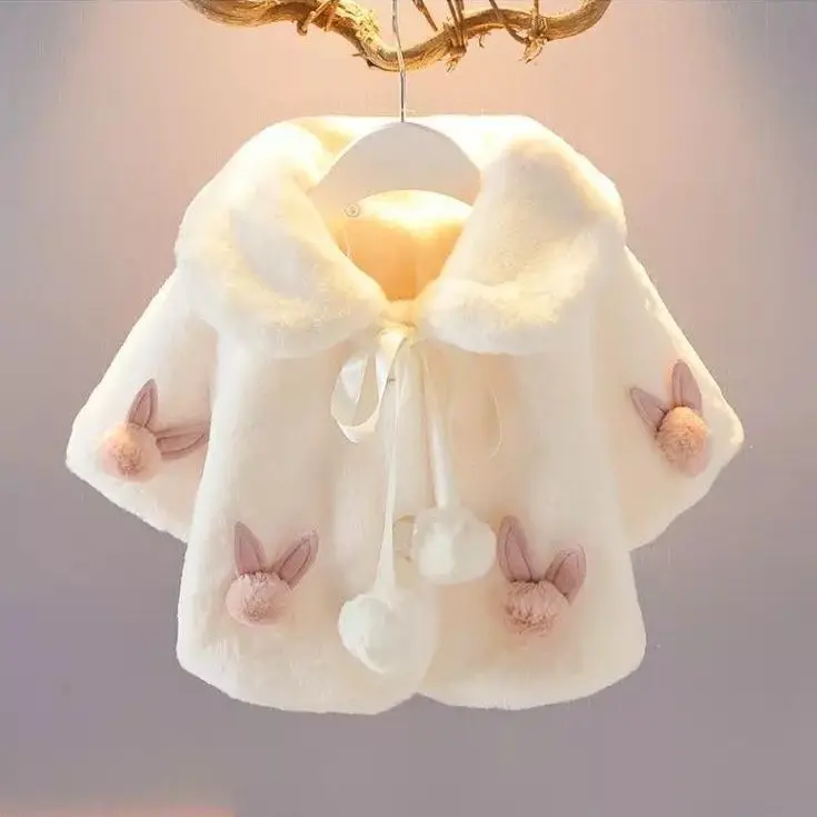 Capa de piel de imitación para - Winter Clothing For Baby Girl reseña y precio