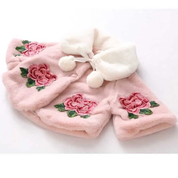 Capa de piel de imitación para - Winter Clothing For Baby Girl reseña y precio