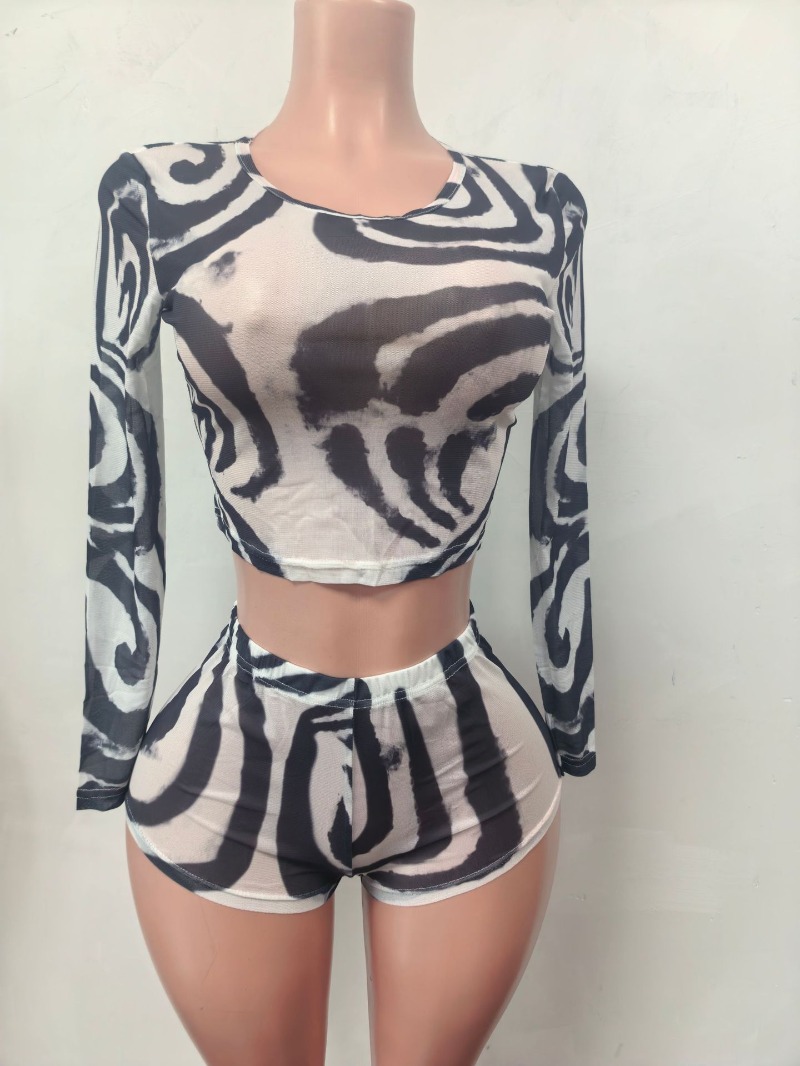 Conjuntos de Shorts a Rayas Do - Winter Clothing Matching reseña y precio