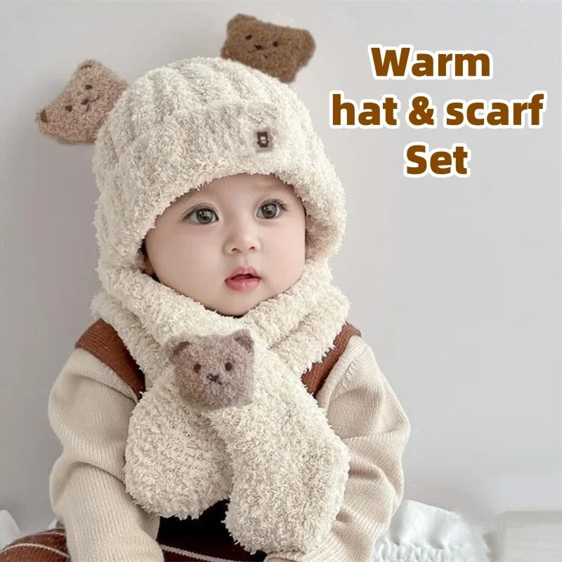 1-10 Uds. Conjunto de gorro y  - Winter Clothing For Baby Girl reseña y precio