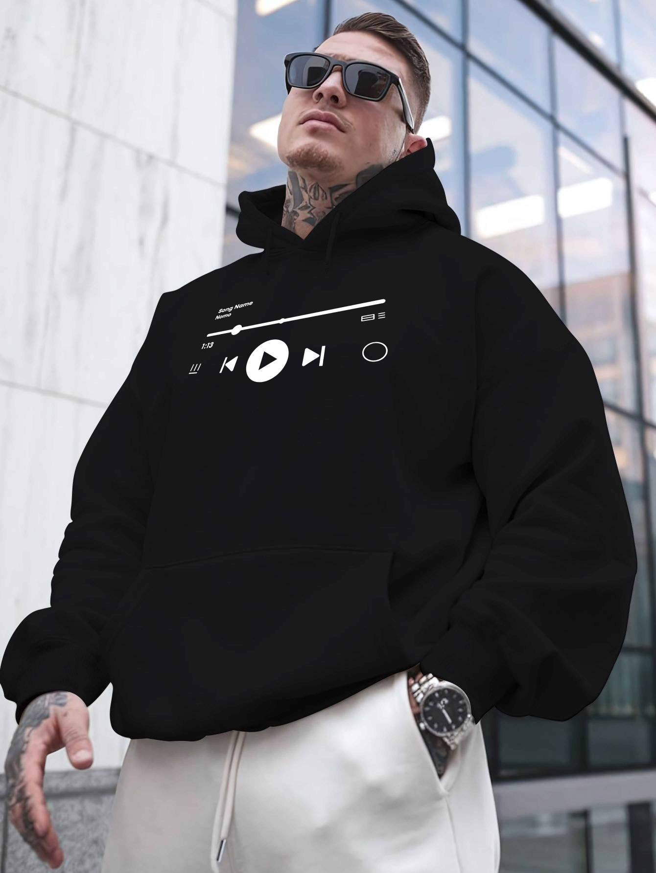 Sudadera de Felpa para Hombre, - Winter Clothing Name reseña y precio