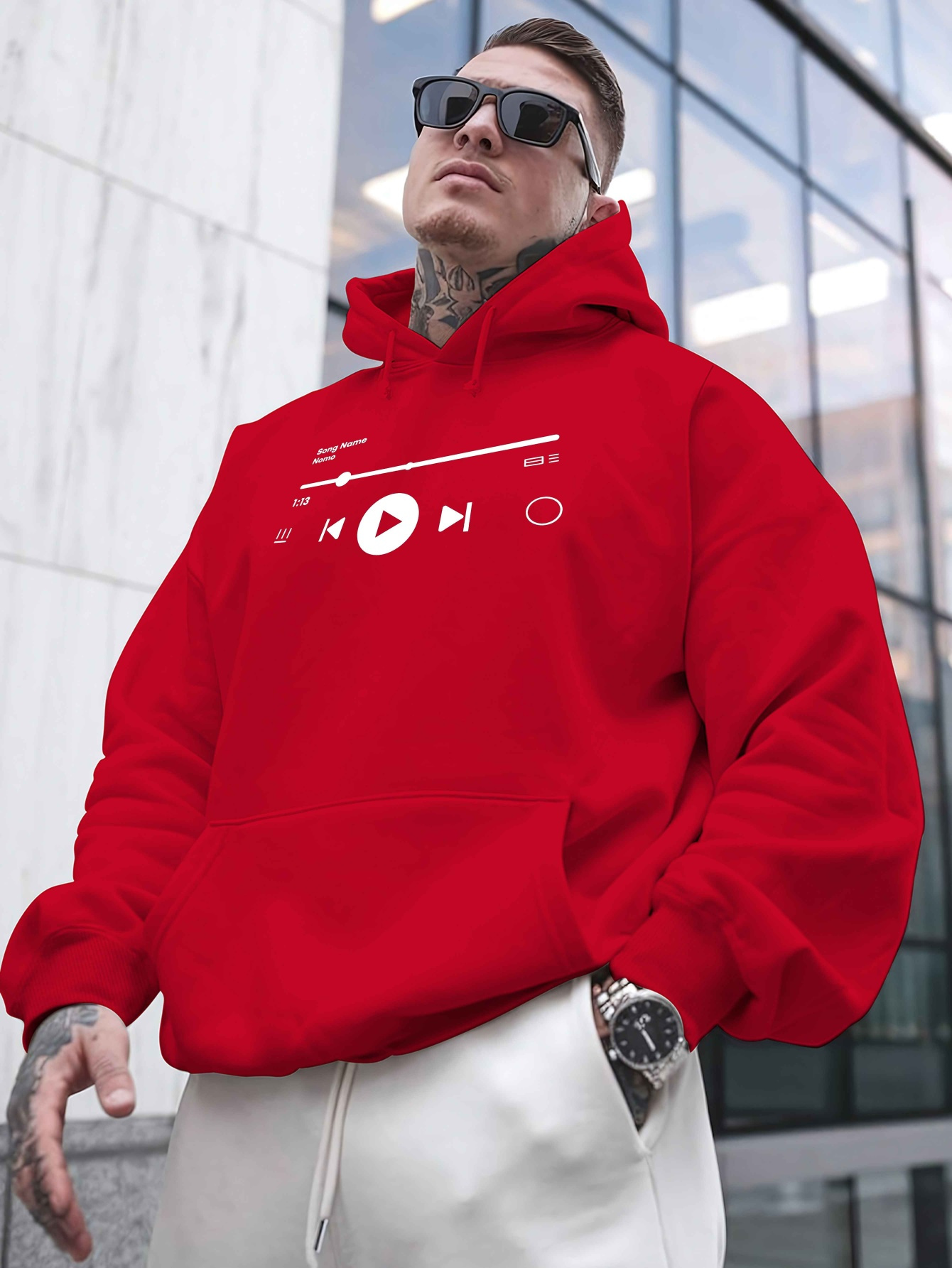 Sudadera de Felpa para Hombre, - Winter Clothing Name reseña y precio
